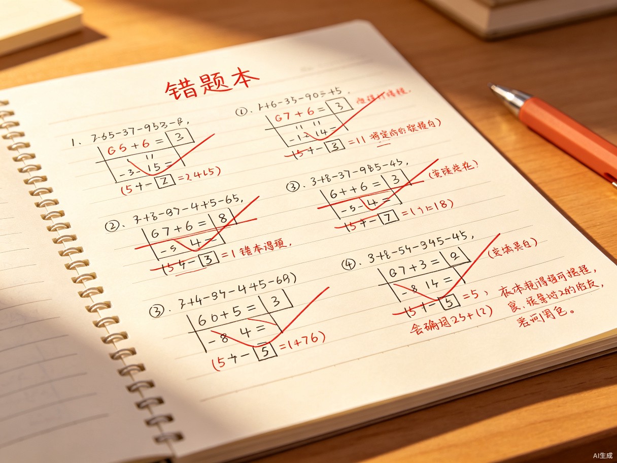 错题本正确使用方法示例