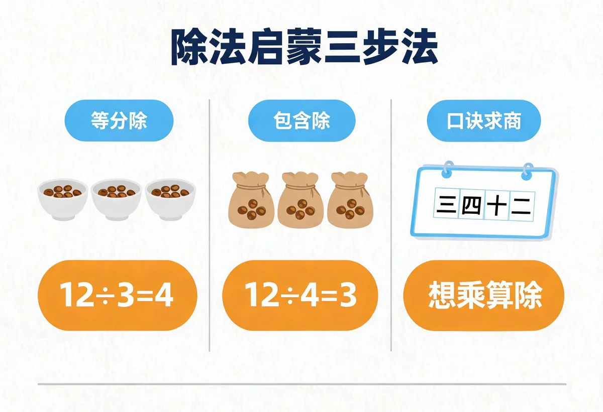 孩子乘法口诀背得熟,除法却一做就错?先补「平均分」这堂课 - 配图