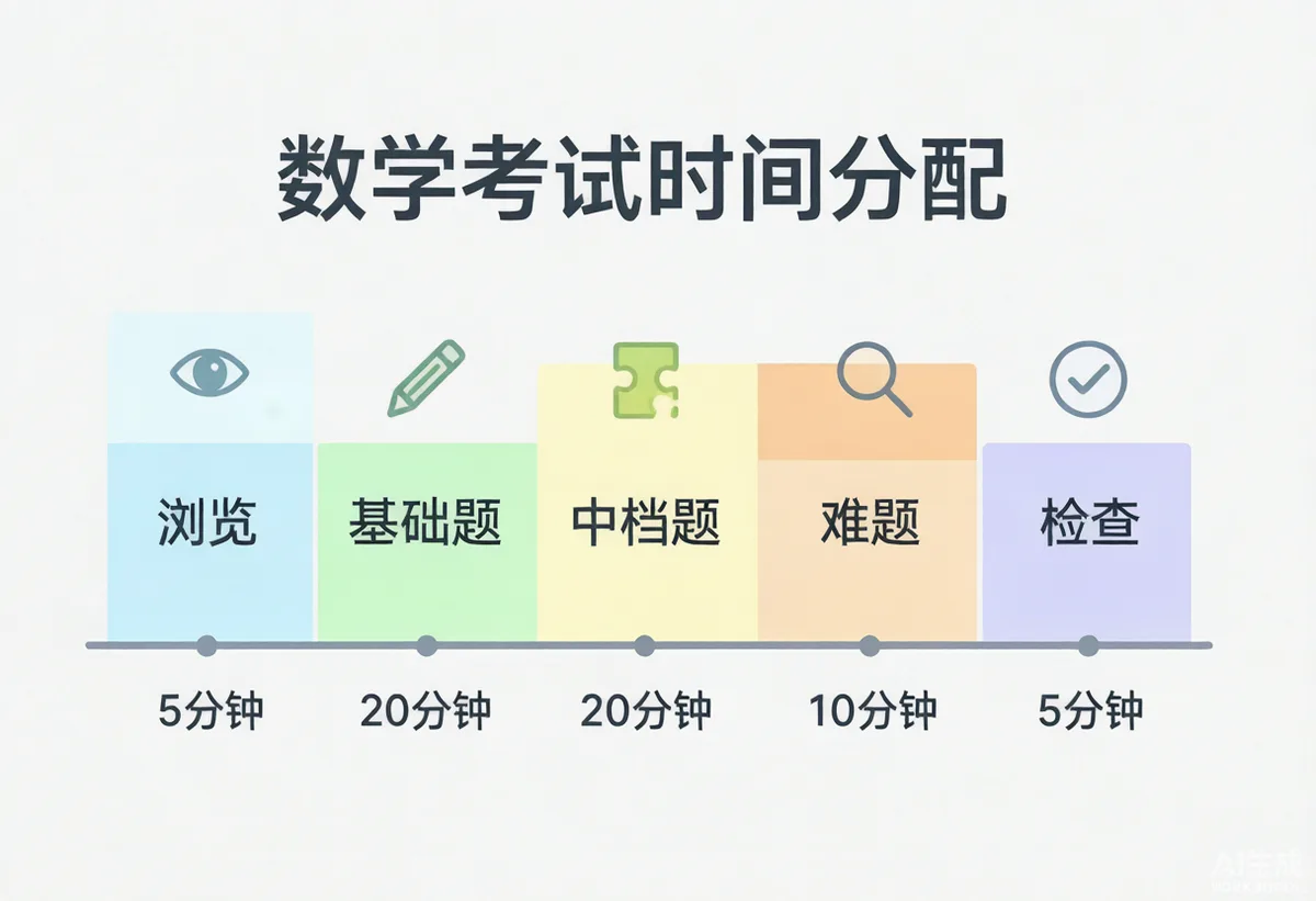孩子数学考试时间不够用?3个真实案例,教会你60分钟科学分配+4步检查法 - 配图
